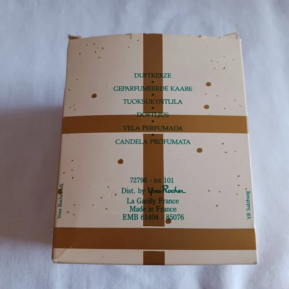 Yves Rocher Vanille‎ Doree Candle Jar 3